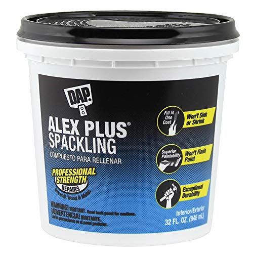 DAP INC 18746 Alex Plus Quart Spackling, 32 oz, White