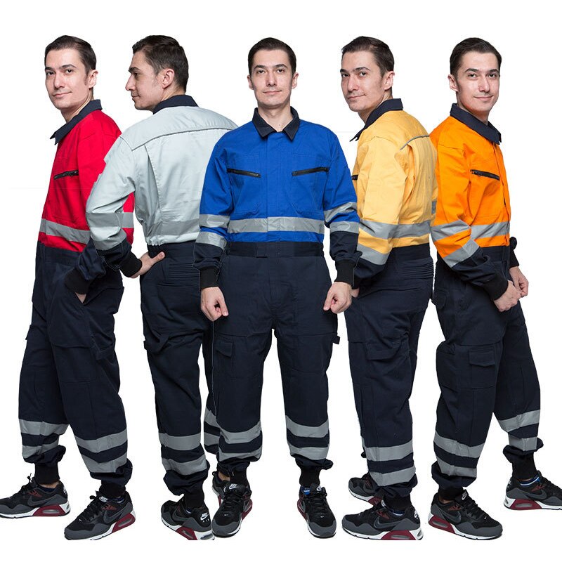 Worker Clothing Spring Autumn Reflective