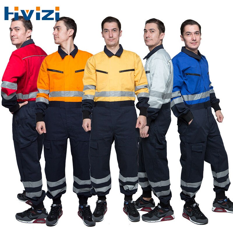 Worker Clothing Spring Autumn Reflective