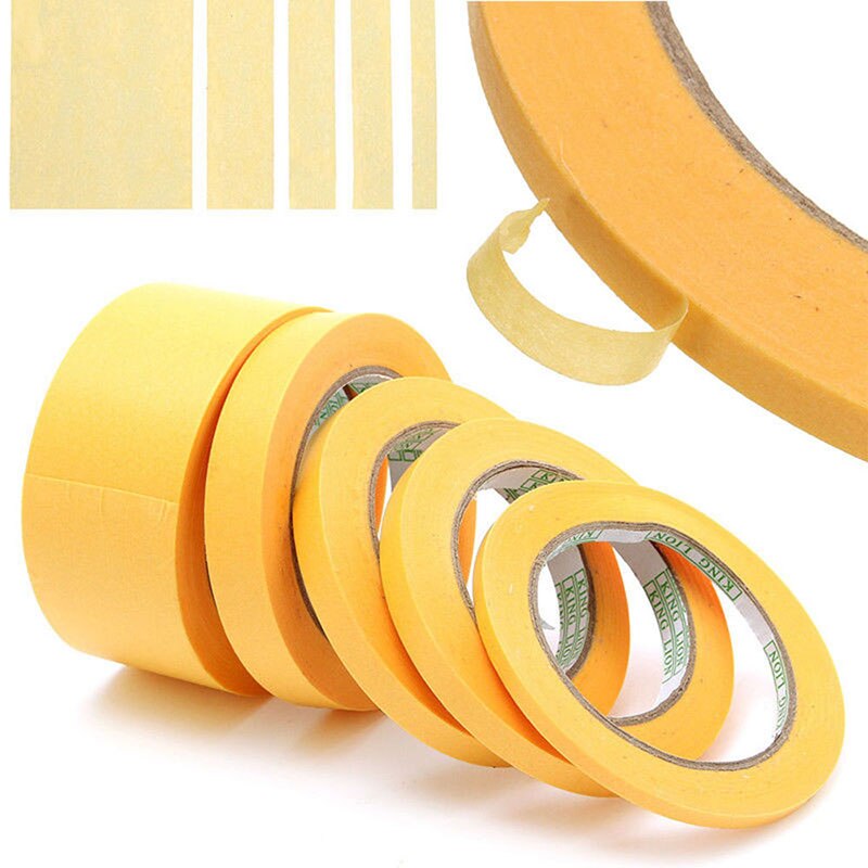 20M Yellow Masking Tape High adhesive tape