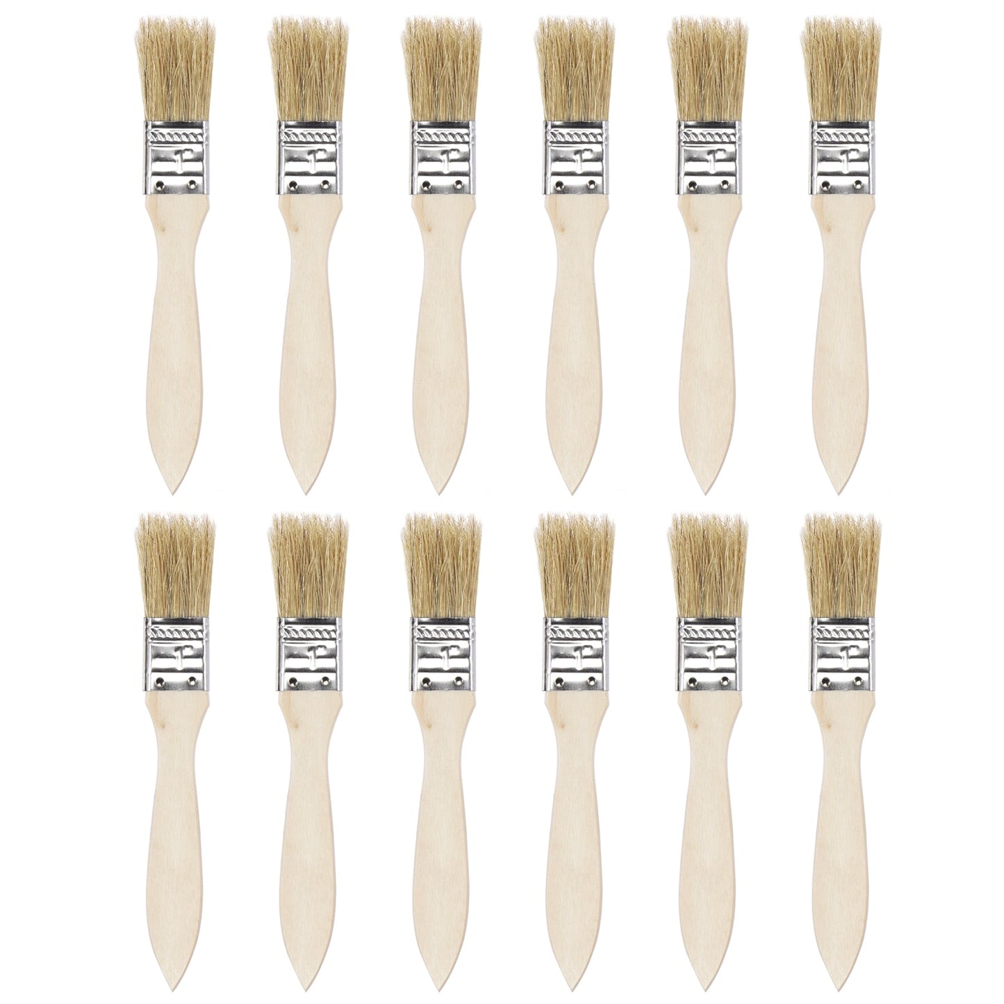 Uxcell 12 Pcs 1 Inch Paint Brush